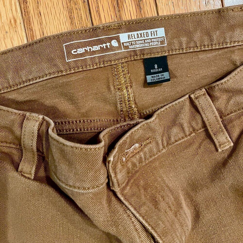 Carhartt Brown Straight Leg Pants - Picture 2 of 9